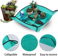Waterproof PE Plant Transplant Mat, Succulent Indoor Transplant Mat, Portable Gardening Mat (100 x 100 cm)