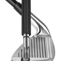 Golf Club Groove Sharpener,Re-Grooving Tool and Cleaner for Wedges & Irons - Generate Optimal Backspin - Suitable for U & V-Grooves (Black)