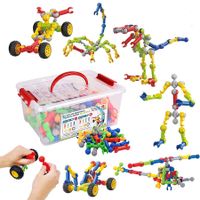 125 Pieces Educational Engineering Building Blocks for Kids, Best Gift for Boys and Girls, Creative Play and Fun Activities