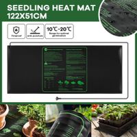 Seedling Heat Mat Pad Plant Germination Starter Heating Warming Grow 122x51CM 100W