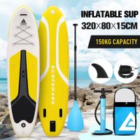 Stand Up Paddle Board Inflatable SUP Surfboard with Paddle Backpack Leash Pump
