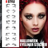 8pcs Eyeliners Halloween Fancy Fashion Costume Party Look