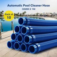 Pool Cleaner Hose Vacuum Automatic Swimming Suction 10PCS Replacement Tube Blue for Zodiac Baracuda 38mmx1m