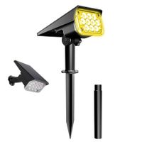 20 LEDs Solar Powered Energy Wall Lamp Lawn Light Sensitive Light for Patio Cour (1Pack)