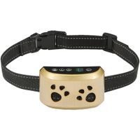 Dog Bark Collar,Anti Barking Collar with 7 Adjustable Levels,Harmless Shock,Beep Vibration,Smart Correction and LED Indicator-Reachargeable No Bark Collar for Small Medium Large Dogs,Waterproof