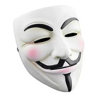 Halloween Masks V for Vendetta Hackers Anonymous Man Cosplay Mask Costume Party Toys