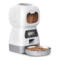 3.5L Automatic Dog Feeder for Small Pets, Automatic Dry Food Dispenser, Smart Feeding with Timer and Control