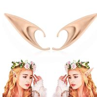 Long Elf Ears - Fairy Cosplay Silicone Fake Ears for Halloween Party Dress Up(1Pair)