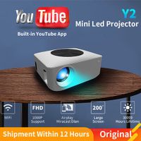 720P 1080p Support 80ANSI LM Mini Bluetooth WIFI6 Wireless Home Portable Projector