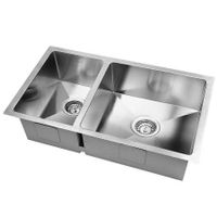 Cefito 71cm x 45cm Stainless Steel Kitchen Sink Under/Top/Flush Mount Silver