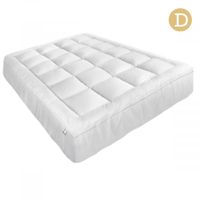 Giselle Double Mattress Topper Pillowtop 1000GSM Microfibre Filling Protector