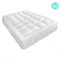 Giselle King Single Mattress Topper Pillowtop 1000GSM Microfibre Filling Protector