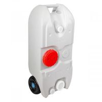 40L Portable Wheel Water Tank - Grey