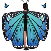 Butterfly Wings for Women Butterfly Shawl Fairy Ladies Cape Nymph Pixie Halloween Costume Accessory