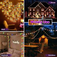 20 LED Disco Lights, Disco Ball Mirror, LED String Lights for Party, Christmas Lights (Multicolor)