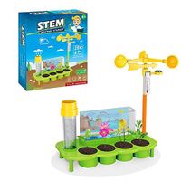 Kids STEAM Powered Weather Station Toy Plant Growing Learning Climate, Weather Changes and The Greenhouse Effect