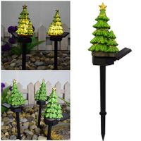 2pcs Solar Christmas Tree Garden Stake Light LED Landscape Lamp Outdoor Garden Decoration