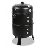 Portable and Detachable 3-in-1 Charcoal BBQ Smoker
