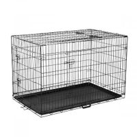 i.Pet Dog Cage 48inch Pet Cage - Black
