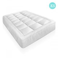 Giselle King Single Mattress Topper Bamboo Fibre Pillowtop Protector