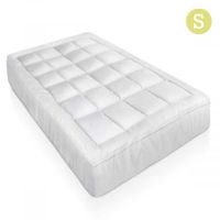 Giselle Single Mattress Topper Bamboo Fibre Pillowtop Protector