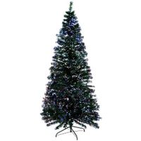 Jingle Jollys 1.8M 6FT LED Christmas Tree Optic Fiber Multi Colour Lights