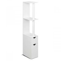 Freestanding Bathroom Storage Cabinet - White