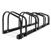 Portable Bike Parking Rack Maximum 4 Bikes - Black