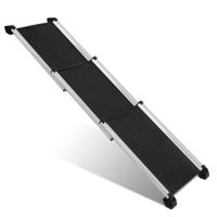 i.Pet Dog Ramp Dog Steps Pet Car Travel Step Stair Foldable Portable Ladder Aluminium