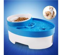 3 in 1 Pet Dog Cat Water Fountain feeder  with Filter Spiral Fresh Water cycle 3L