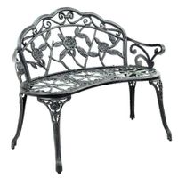 Victorian Garden Bench - Green