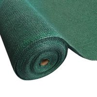 Instahut 90% Sun Shade Cloth Shadecloth Sail Roll Mesh 1.83x30m 195gsm Green