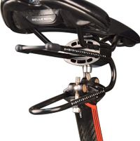 Bicycle Seat Shock Absorber Bike Saddle Suspension Device Max Load: 220lbs, Spring Steel, Black