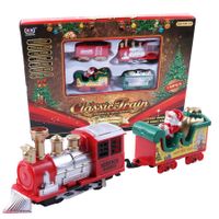 Christmas Toy Train Set, Electric Steam Train Toy for 3 4 5 6 7 8+ Year Old Boy Girls