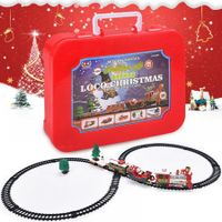 Christmas Train Set - Toy Train Set with Lights and Sounds for Boys Girls