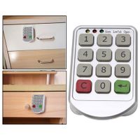 Electronic Cabinet Lock Set, Intelligent Digit Keypad Password Locks for wooden Cabinet, Drawer