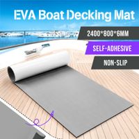 Marine Carpet Boat Flooring Non Slip EVA Foam Decking Matting Mat Sheet Covering Yacht Pad Light Grey