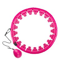 Weighted Smart Hoola Hoop, Smart 24 Sections Detachable Hoola Hoop, Suitable for Adults and Children
