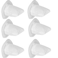 HNVCF10 Replacement Filters, Compatible with Black and Decker Dustbuster Hand Vacuums (6 Pack)