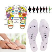 Enhanced Magnetic Shoes Foot Acupressure Insole Magnetic Point Therapy Massage Insole Body Detox Insertion Feet Pads