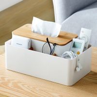 Room Office Desktop Storage Box for Store Cosmetics Remote Control Pen Watch