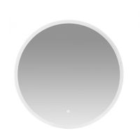 EMITTO LED Wall Mirror Round Anti-fog Bathroom Mirrors Makeup Light Decor 70cm