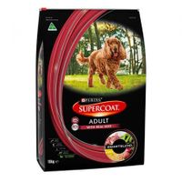 SUPERCOAT Adult 1 To 7 Years All Breeds 100% Aussie Beef Dry Dog Food 18kg