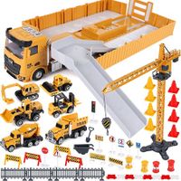 Construction vehicles for children, large truck, vehicle, toys with crane for kids boys