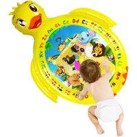Duck Baby Water Mat, Baby Toys, Inflatable Play Mat,Fun Play Center for Newborn Early Development Activities