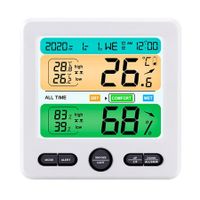 Digital Hygrometer Indoor Outdoor Thermometer Wireless Temperature and Humidity