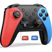 Wireless Switch Controller for Nintendo Switch/Lite/OLED Controller,Switch Controller with a Mouse Touch Feeling on Back Buttons, Extra Switch Pro Controller with Wake-up,Programmable,Turbo Function