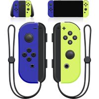 Joycon Controller Compatible with Switch,Wireless Replacement for Switch Joycons,Left and Right Switch Joycon Controller Support Wake-up/Dual Vibration Function/Motion Control (Blue and Yellow)