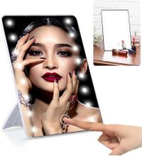 Vanity mirror with lights 16 LEDs Makeup Mirror With LED Touch Adjustable Light