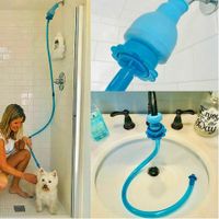 Pet Dog Wash Shower Hose Sprinkler Handheld Rinser Hose Attachment Washing Dogs Water Pipe